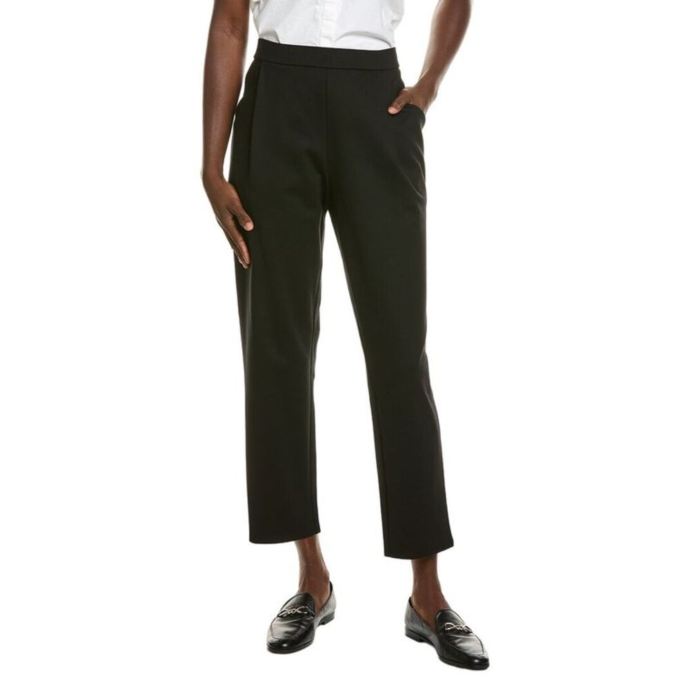 Eileen Fisher Womens Tapered Ankle Pant, Black